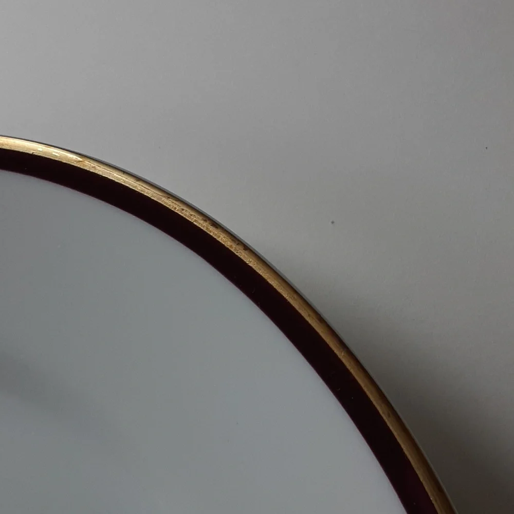 Crate & Barrel Berries Cherries Salad Plate 8